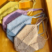 (완제품) 그래니스퀘어백 망태기가방