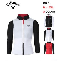 남성골프웨어 지퍼 배색 포인트 긴으성 골프 집업