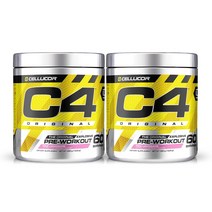 Cellucor 2개 C4 부스터 오리지널 헬스 프리워크아웃 핑크레몬에이드 60 서빙 390 g, 390g