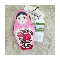 KATE SPADE YORK Ooh La 인형얼굴 나무 클러치 지갑 희귀 위슬렛 여성