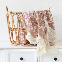 목화 얇은 여름 이불 솜 담요 토퍼 침대용 crinkle 아기 술이있는 면화 모슬린 solid baby stuff