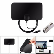 실내 TV 폭스 HD 디지털 DTV TV 안테나 TVFox HDTV Antena DVB-T DVB-T2 VHF UHF ISDB ATSC DVB 신호 수신기 TV 공중, 1개, 단일옵션선택, 단일