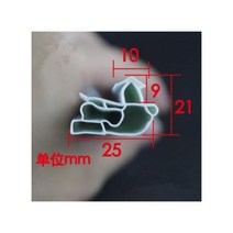 창호 샷시 샤시 자재 부속 부자재 철물 부품 2 메터 부드러운 PVC 씰링 스트립 냉장고 갭 소독 캐비닛 도어 및 창, type2, 2M