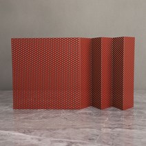현관파티션 노르딕 금속 레드 다공 병풍 모델하우스 판매부 침실 응접실이 있다 서재 탁상 액세서리 수반 2322089899, 레드 병풍, 36*6*22cm