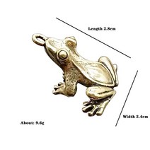 장식품 두꺼비 석고상 대형피규어쟁반 곰돌이트레이 조각상 정원 실내 실외 장식 유니크 레트로 황동 명상 젠 불교 개구리 동상 구리 동물 조각 향 버너 홈 데스크 차 애완 동물, 열쇠 고리 개구리, 05 keychain frog