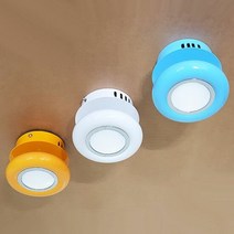 LED 우주선 무드조명 (화이트/옐로우/블루), 색상:블루