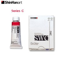 신한 SWC 전문가용 수채화물감 15ml 낱색 C시리즈 (1개), 871 카드뮴 그린 페일