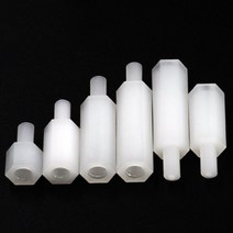 50개 M3 나일론 육각 스페이서 너트 지지대 스탠드오프 PCB 플라스틱 고정 기둥 마더보드 볼트 너트, M3 (나사산 6mm), 13mm (50pcs)