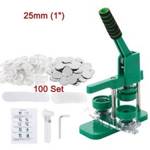뱃지 제작 소량 뺏지 만들기 배지 펀치 프레스 메이커 기계 핀 회전 버튼 제조 업체 DIY 세트 100 원형 부품 빈 종이 37mm 44mm 58mm 165417