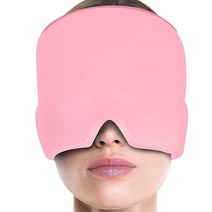 뷰티디바이스 쿨링마사지기 냉마사지 홍조홈케어 새로운 편두통 젤 스 모자 냉각 두통 팩 긴장 부비동 압력 통증 완화 스트레스 완화 위한 웨어러블 냉 요법 랩, 협력사, 02 핑크 세트