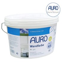 AURO No.321 백색 아우로 내부용 월페인트 5L(약45m2시공) 벽지페인트 천연페인트 셀프페인팅, 단품