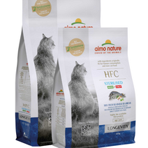 알모네이쳐 HFC 건사료 롱제비티 농어와도미 스테릴라이즈드 고양이 건식사료 300g 1.2kg, 롱제비티 농어와도미 1.2kg