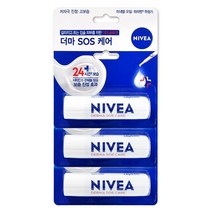 니베아 립케어 더마 SOS 케어 3개팩