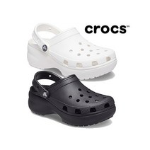 크록스 인싸템@@ 클래식 플랫폼 클로그 우먼 블랙!! 206750-001