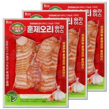 롯데 의성마늘 훈제오리 슬라이스 400g x 3팩
