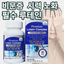 눈 비문증 시력저하 노화 황반변성 필수 미국산 프리미엄 루테인, 1개, 1개