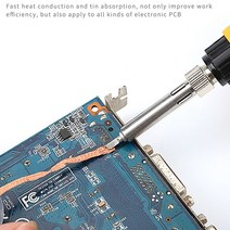 납땜흡입기 메카닉 솔더 위크 리무버 디 와이어 1.5/2.0/2.5/3.0/3.5mm 브레이드 BGA 수리 도구, 02 1Pcs Width 2.0mm