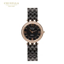 CRISELLA 크리젤라 여자 여성 예쁜 얇은 원형 세라믹 밴드 손목시계 1947
