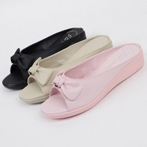 셀럽슈즈 국산 3cm 225-250사이즈 편한 쿠션 소프트 리본 슬리퍼 실내화