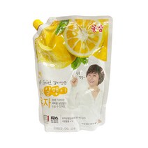 꽃샘 별난 알맹이 유자차, 1kg, 1개