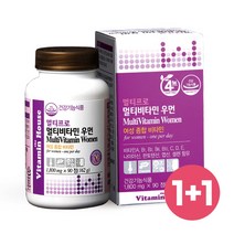 비타민하우스 멀티프로 멀티비타민 우먼 1+1 총4개월분, 4개