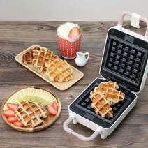 domus 브뤼셀 와플메이커 샌드위치메이커 와플기 2가지 플레이트, 3. 스카이블루