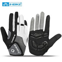 오토바이장갑 INBIKE 스포츠 장갑 Shockproof 사이클링 터치 스크린 타고 MTB 자전거 오토바이 겨울 가을, 03 GRAY