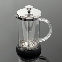 커피앤티 내열유리 프렌치프레스 우유거품 커피추출기