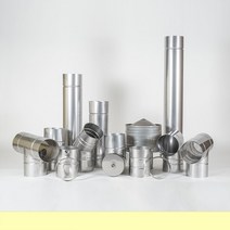 150mm 스텐연통 화목난로연통 펠렛난로 보일러 굴뚝, 행거세트(전산볼트50cm)