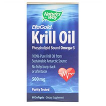 네이쳐스웨이 Efagold 크릴 오일 500Mg 60정 Aa13322 세계적 톱상품 해외 현지 구매