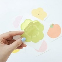 플라워 과일 모조지세트-스티커