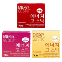 (4LIFE) 포라이프 에너지 고스틱 베리 핑크 레몬에이드 트로피컬 / 활력 충전 타우린, 1개, 153g