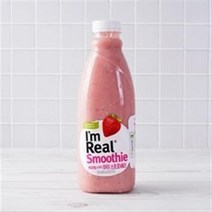 [메가마트]풀무원 아임리얼 스무디 딸기 700ml, 3개