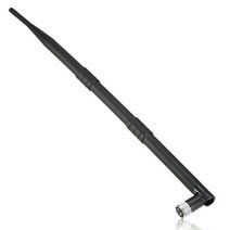 2.4GHz 라우터 무 지향성 Wifi 안테나 10dBi 4G 모뎀 부스터 리피터 SMA-Male 무선 고 이득 RP-SMA 내부 구멍 핀, 한개옵션0