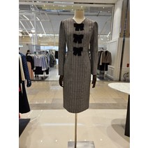 모조에스핀 리본장식 H라인원피스 S233MSE009
