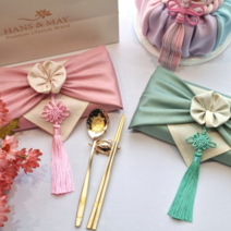 특별하고 의미있는 상견례선물 장수거북금수저선물세트 (2인용) + 고급수저케이스 + 국내생산 보자기포장 + 친환경전용쇼핑백 + 사은품 부모님선물 환갑 칠순 외국인선물 결혼답례품, (골드+실버), 분홍, 추가안함