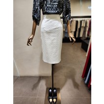 모조에스핀 프로모션 썸머 레이스 H라인 스커트 S222XSD011-WH(2025595)