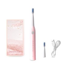가정용 스케일링 스마트 초음파 충전 전동칫솔 고주파 진동 고항속칫솔, 핑크색