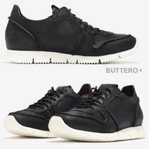부테로 CARRERA 크랙 비안체토 레더 여성 스니커즈 BK