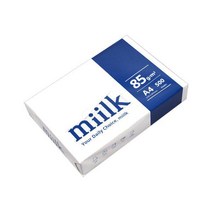 밀크 복사용지 A4용지 85g 1권 500매