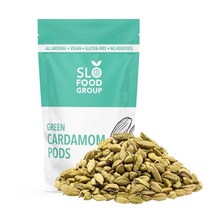 Slofoodgroup 그린 카다몸 포드 천연 향신료 113.4g4온스 USA 미국, 2.0 Ounces
