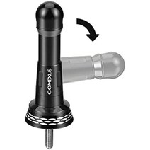 고멕서스 다이와 시마노 r3 r7 접이식 릴 스탠드 후크 편리한 보관 일본 스핀파워 한치 4000번 에깅 브레이크 대형 낚시 릴 291, 접이식 블랙(다이와용), 본체 46.5mm(나사 빠짐)