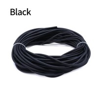 고무호스 1M 1.7 2 3 5 6mm 자연 라텍스 고무 튜브 야외 사냥 슈팅 탄성 밴드 전술, [04] Black, [07] 1.7x4.5mm, 04 Black_07 1.7x4.5mm