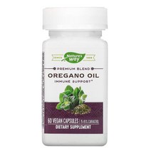Natures Way 네이쳐스 웨이 오레가노 아마씨 오일 Oregano Oil 60캡슐