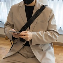 컴클로젯 남자 봄 가을 오버핏 캐주얼 블레이저 마이 미니멀 자켓 아우터 AD0805