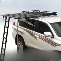 자동차 루프렉 알루미늄 지붕 바스켓 차량용 캐리어, 사이드 텐트 구멍을 뚫을 필요가 없습니다