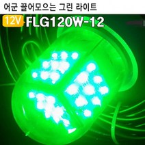 나이트워치 120W 녹색 집어등 FLG120W-12 선박용 그린 써치라이트, 상세페이지 참조