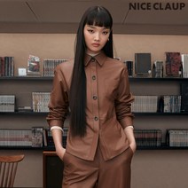 [나이스크랍] 나이스클랍 블라우스형 레더 자켓 N223PWL859