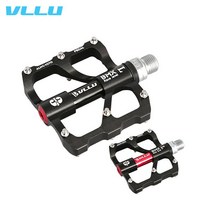 블루 자전거 평페달 ALNC1070 크로몰리엑슬, 블랙레드