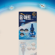 홈매트 리퀴드 리필형 1개입 코드형 훈증기 45일교체용 모기퇴치